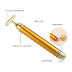 Energy Gold T Beauty Bar Facial Roller Massager